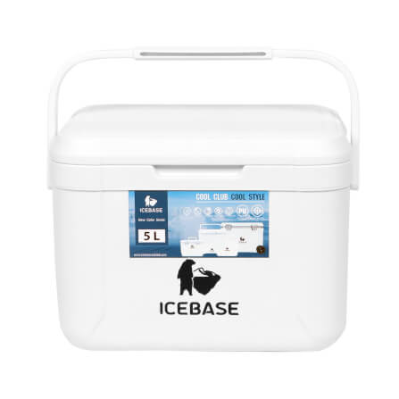 กระติกน้ำแข็งเก็บความเย็น ICEBASE รุ่น CLP-305WH (MOON) ขนาด 5 ลิตร สีขาว